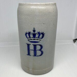 Vintage Hofbräuhaus German Beer Mug - Salt Glazed Stoneware Beer Stein